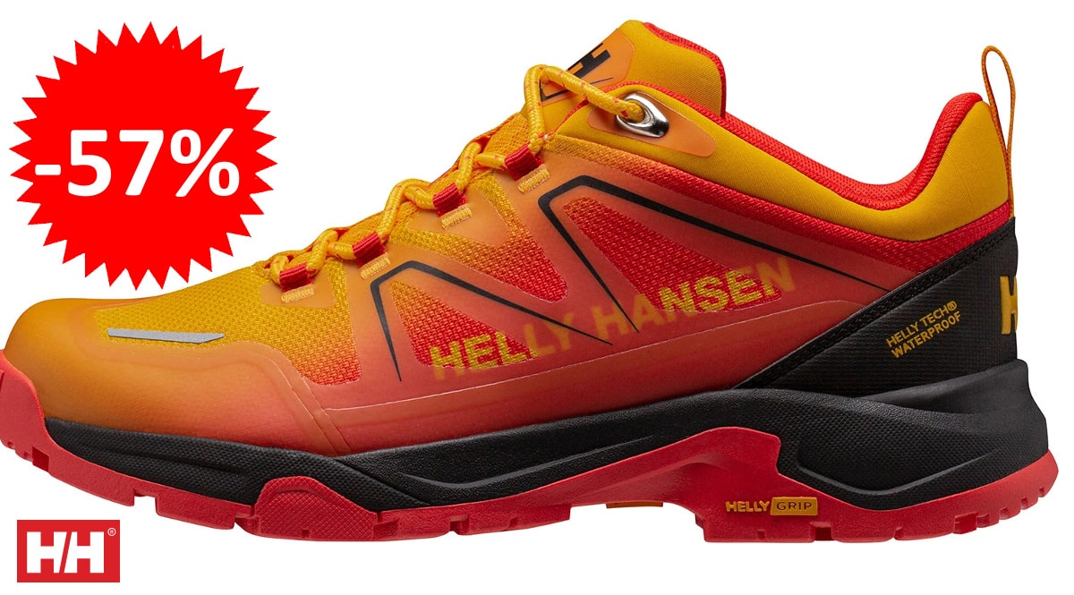 Botas técnicas de caña baja Helly Hansen Cascade baratas, botas de senderismo de marca baratas, ofertas en calzado deportivo, chollo