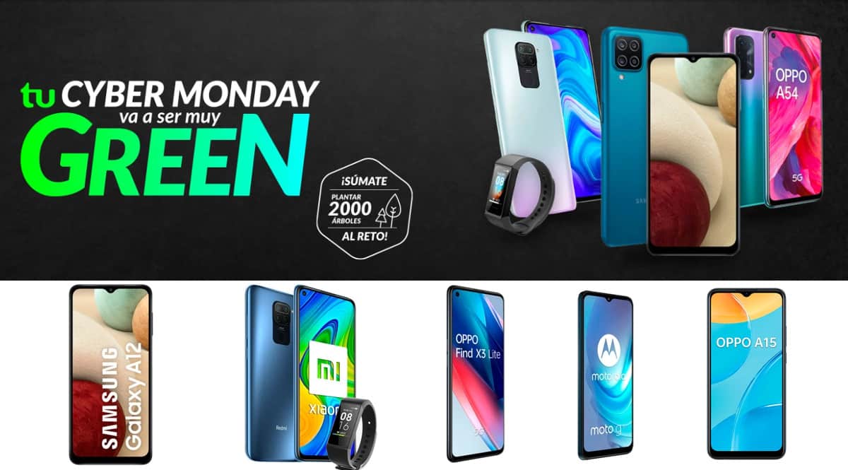 ¿Buscas móviles en Cyber Monday? Tienes descuentos en móviles Samsung, Xiaomi, OPPO, Motorola… en Tu.com. ¡Sólo hoy!