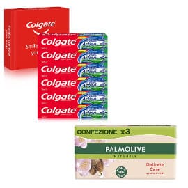 Pack pasta de dientes Colgate + jabón palmolive barato, ofertas en supermercado