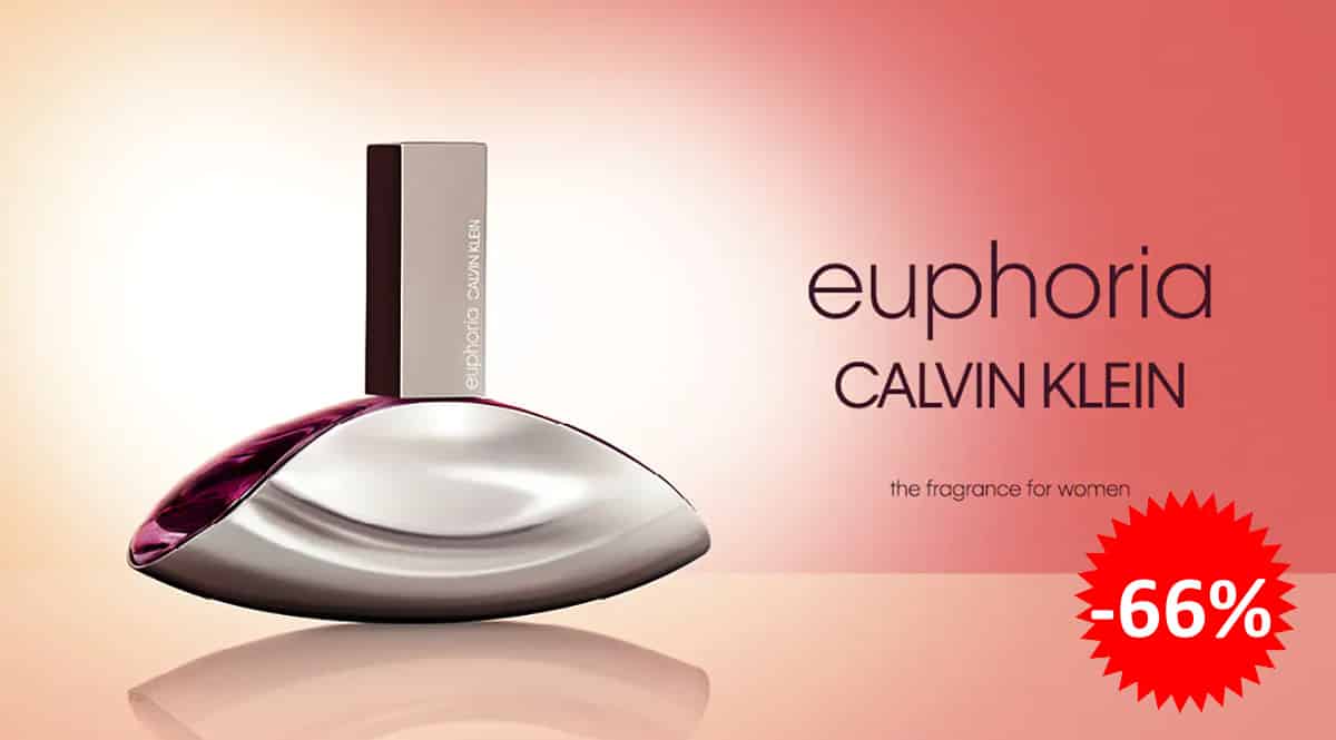 Perfume Calvin Klein Euphoria para mujer barato, perfumes de marca baratos, ofertas en belleza, chollo