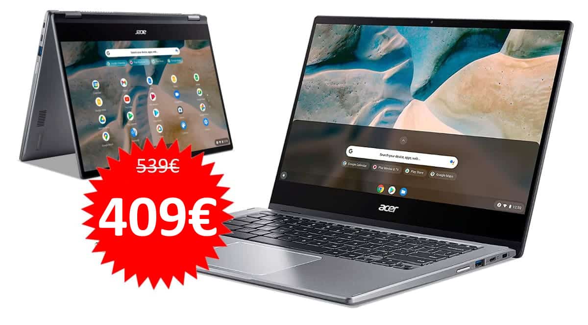 Portátil Acer Chromebook Spin 514 barato, ordenadores baratos, ofertas en informatica chollo