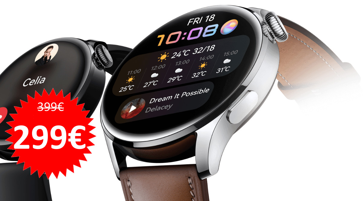 Smartwatch Huawei Watch 3 Classic barato. Ofertas en smartwatches, smartwatches baratos, chollo