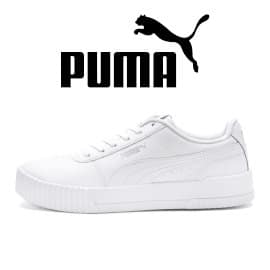 Zapatillas de piel para mujer Puma Carina baratas, calzado de marca barato, ofertas en zapatillas