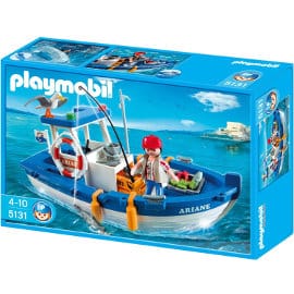 Barco de pesca de Playmobil barato, juguetes baratos, ofertas para niños