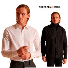 Camisa Superdry Modern Tailors barata, camisas de marca baratas, ofertas en roopa