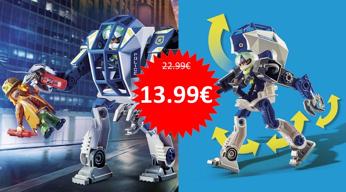Juguete Playmobil City Action Robot Policía barato. Ofertas en juguetes, juguetes baratos, chollo+