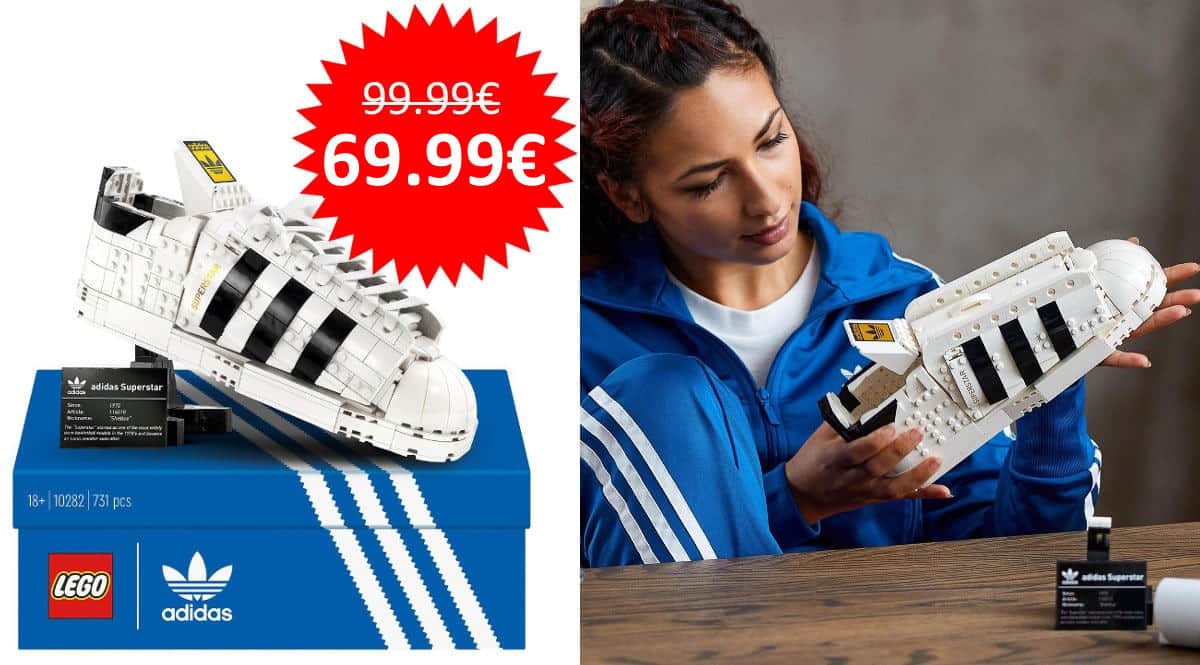 ¡¡Chollo!! LEGO Icons Adidas Originals Superstar sólo 69.99 euros.