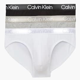 Pack de 3 slips Calvin Klein baratos, ropa de marca barata, ofertas en ropa interior