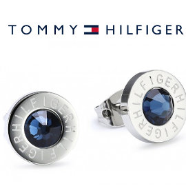 Pendientes Tommy Hilfiger con circonita, pendientes de marca baratos, ofertas en joyas