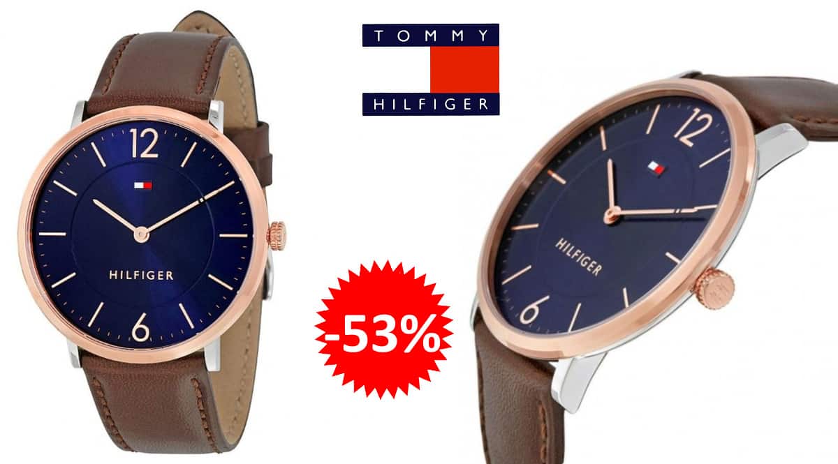 Reloj para hombre Tommy Hilfiger Ultra Slim barato, relojes de marca baratos, ofertas en joyería, chollo