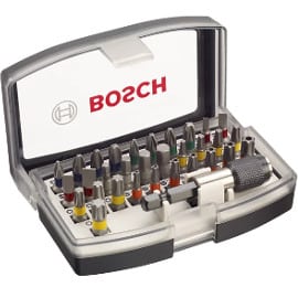 ¡¡Chollo!! Set de 32 puntas de atornillar Bosch sólo 8.49 euros.