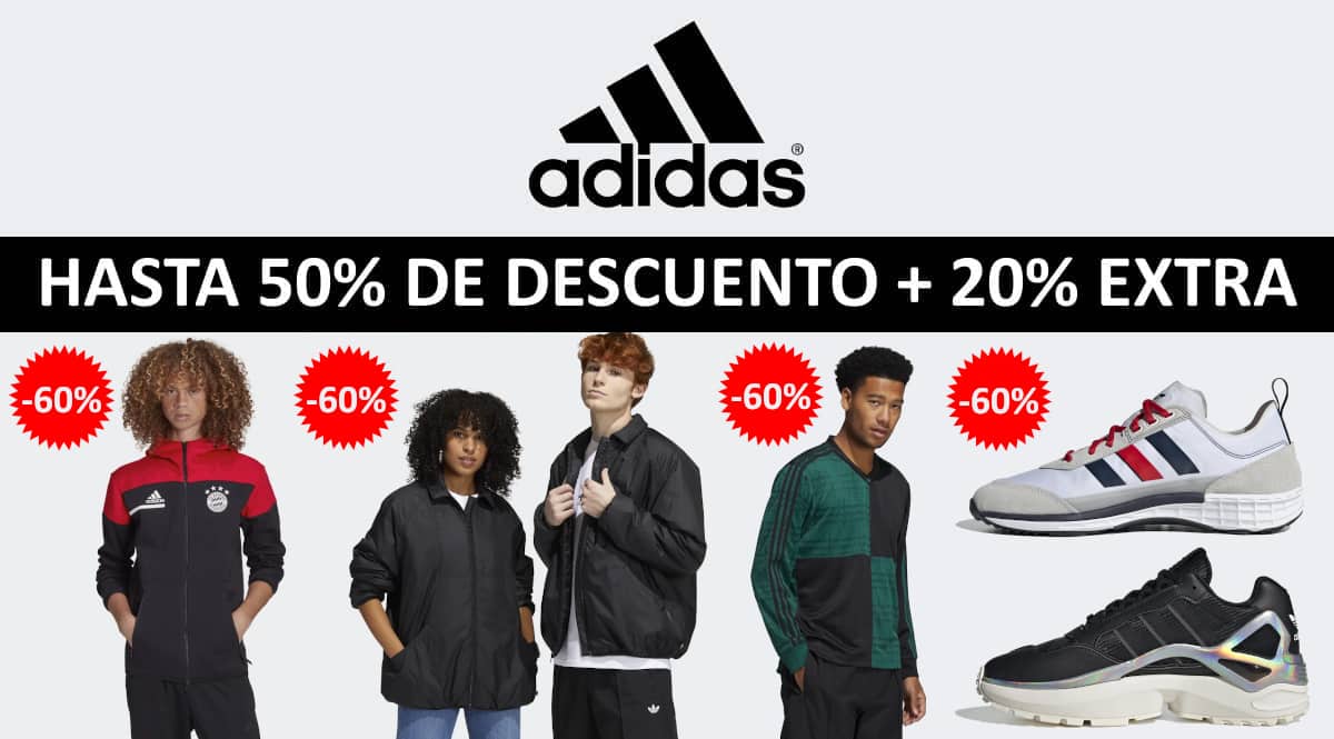 Etapa Escarchado Supermercado Cupón! -50% + 20% EXTRA en las rebajas de Adidas. | Blog de Chollos