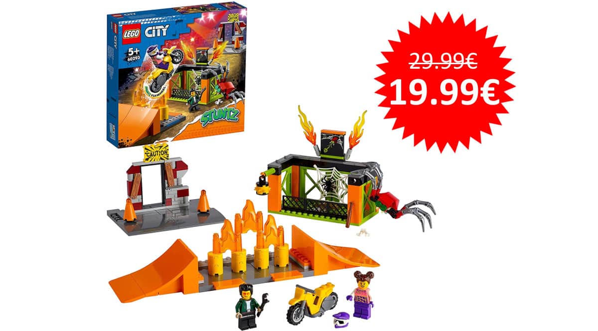 ¡Llega para Reyes! LEGO City Stuntz Parque Acrobático sólo 19.99 euros. ¡Precio mínimo histórico!