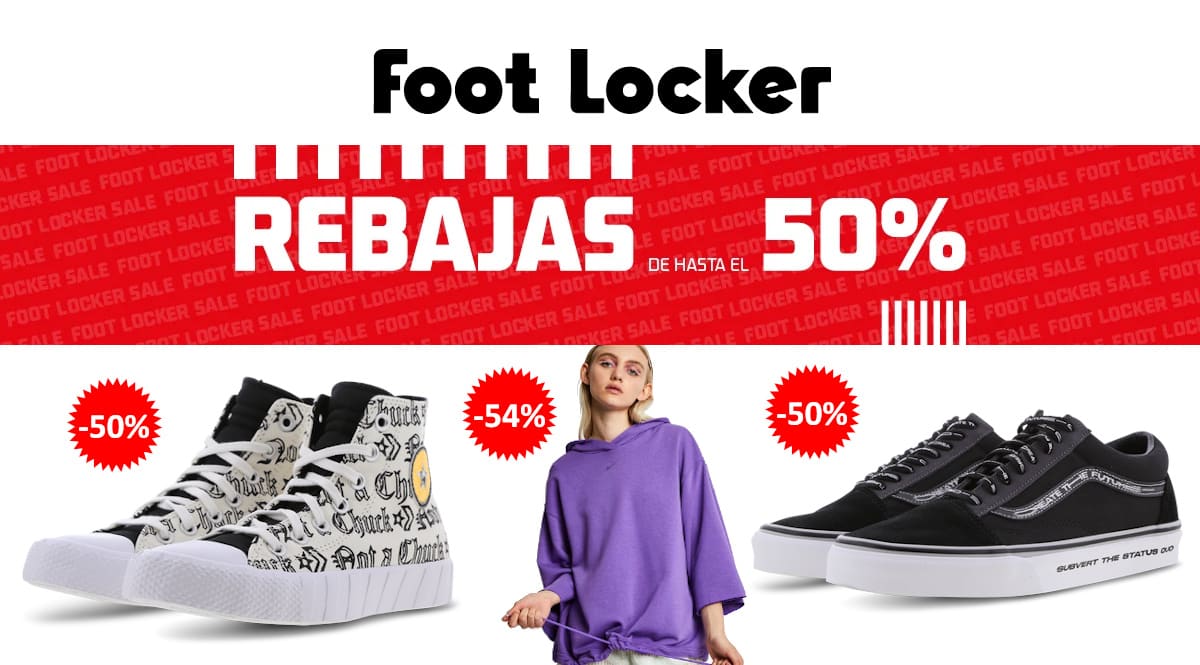 Rebajas Foot Locker enero, ropa de marca barata, ofertas en calzado chollo