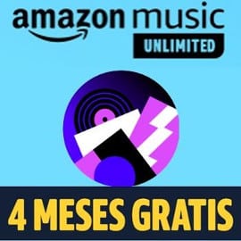 ¡Oferta Prime Day! 4 meses de Amazon Music Unlimited gratis (tarifa individual mensual). Sólo nuevos clientes.