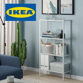Estantería metálica Ikea BAGGEBO barata, estanterías baratas, ofertas en muebles