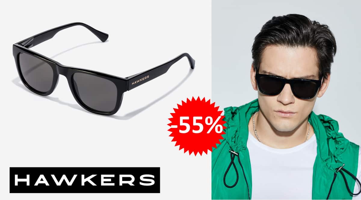 Gafas de sol unisex Hawkers Tox baratas, gafas de sol de marca baratas, ofertas en óptica, chollo