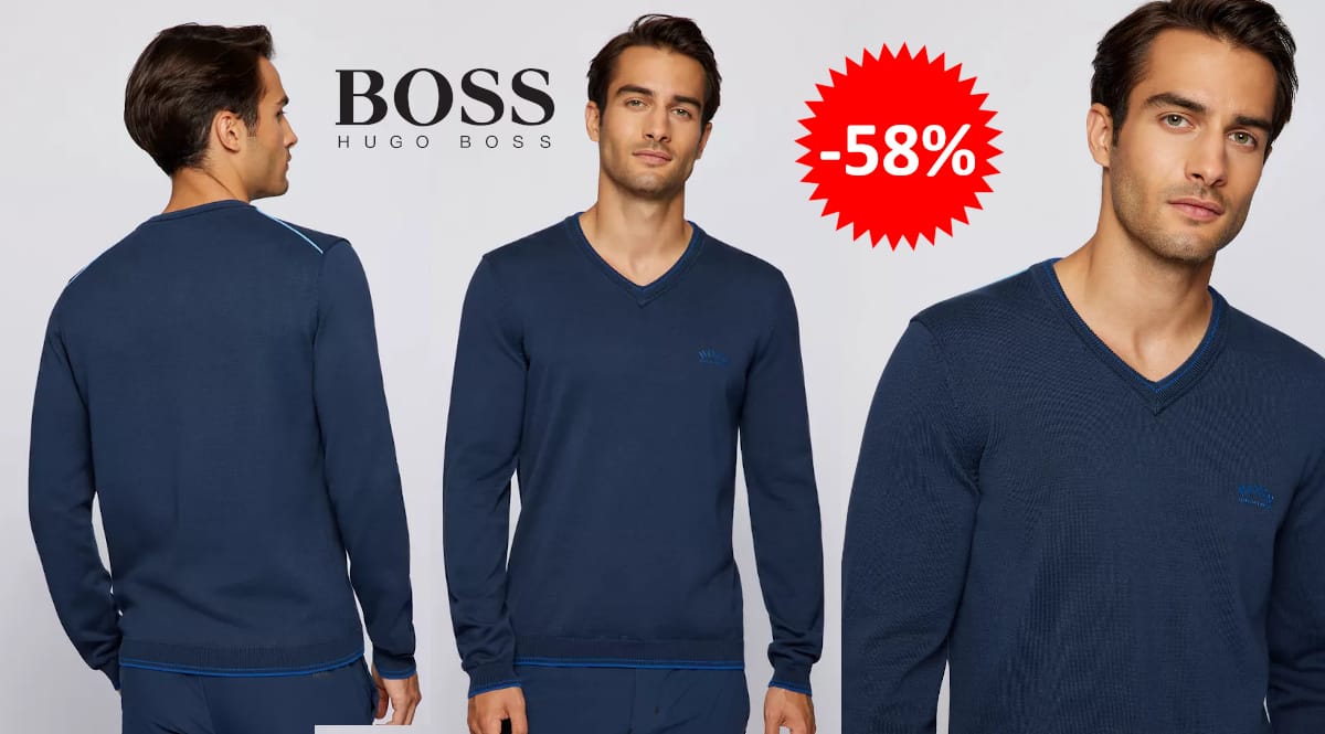 Jersey Hugo Boss barato, ropa de marca barata, ofertas en jerseis chollo