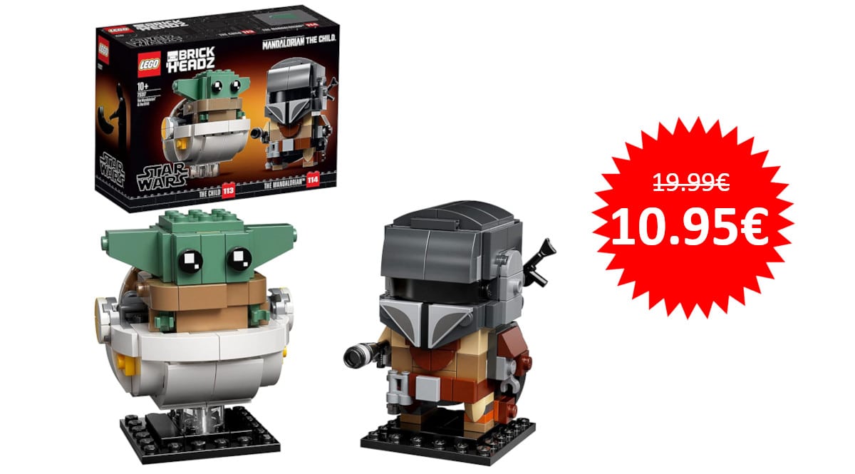 ¡¡Chollo!! LEGO Star Wars – El Mandaloriano y el Niño sólo 10.95 euros.