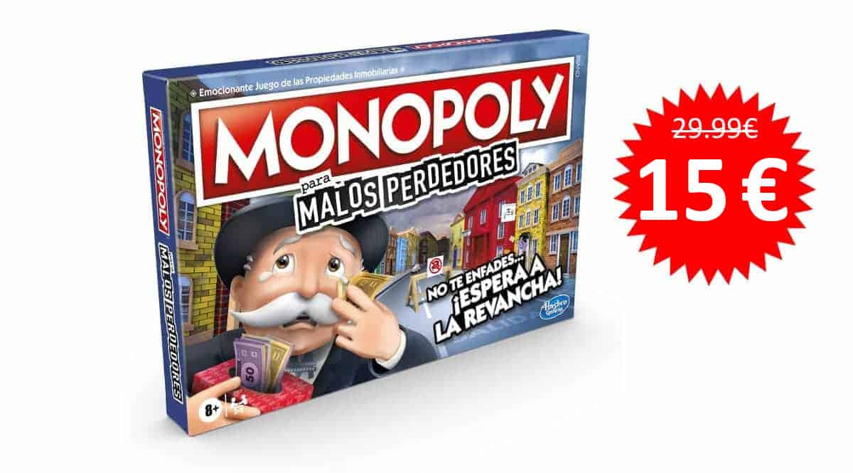 Monopoly Malos Perdedores barato, juguetes baratos, ofertas en juegos de mesa chollo