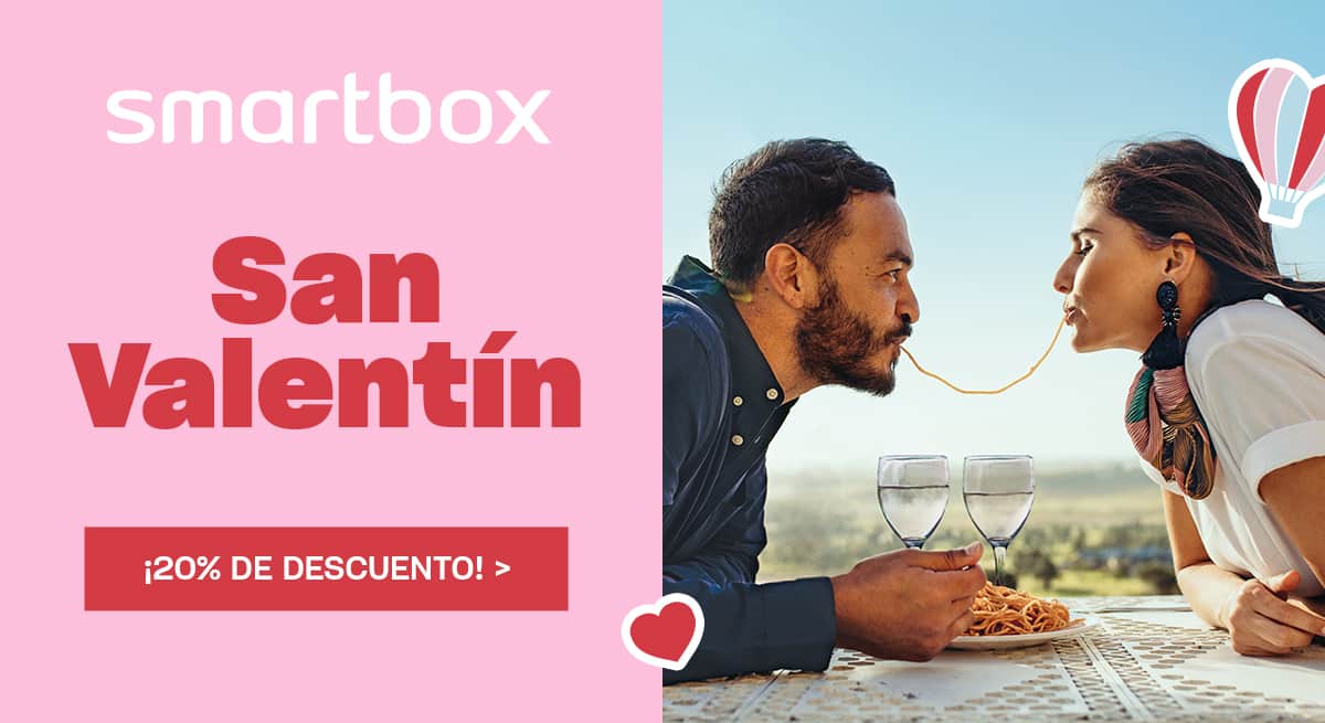 Ofertas San Valentin Smartbox, cajas de regalo baratas, ofertas en escapadas y viajes, chollo.jpg