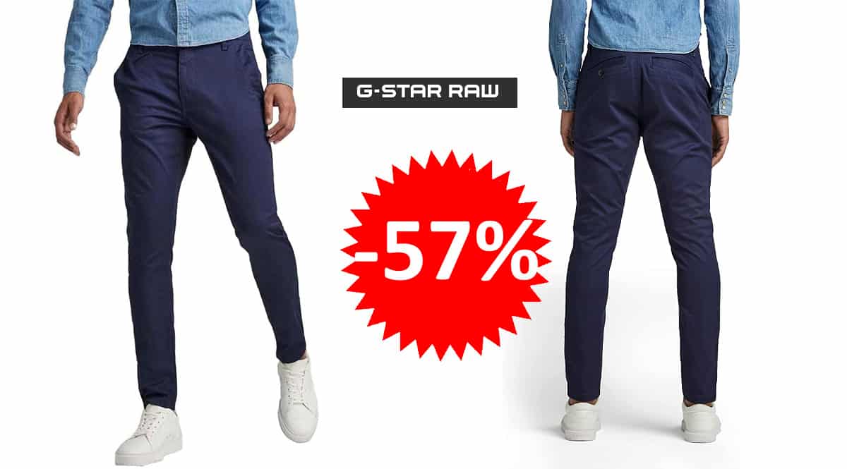 Pantalón chino G-star Raw Bronson Slim 2 barato, pantalones chinos de marca baratos, ofertas en ropa, chollo