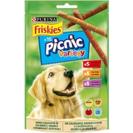 ¡¡Chollo!! Snacks Friskies Variety para perros 126gr sólo 1 euro. 50% de descuento.