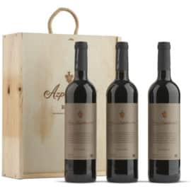 3 botellas de vino con caja de madera Félix Azpilicueta Reserva baratas. Ofertas en vino, vino barato
