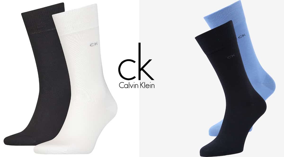 Calcetines Calvin Klein clásicos baratos, calcetines de marca baratos, ofertas en ropa de marca, chollo