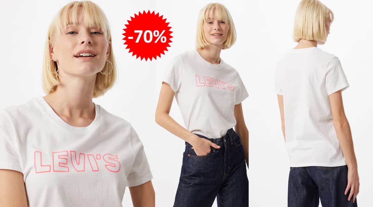 Camiseta Levi's The Perfect barata, ropa de marca barata, ofertas en camisetas chollo
