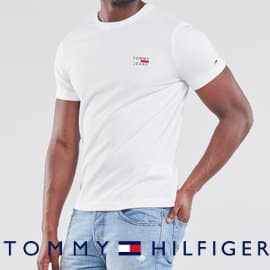 Camiseta Tommy Hilfiger Logo Chest barata, camisetas de marca baratas, ofertas en ropa