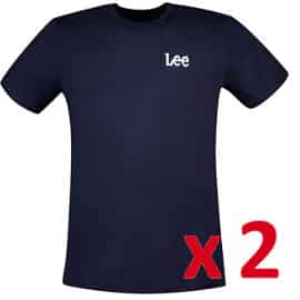 Camisetas Lee Twin Pack baratas, camisetas de marca baratas, ofertas en ropa