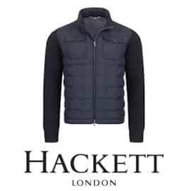 Chaqueta Hackett London Hybrid Navy barata, ropa de marca barata, ofertas en chaquetas