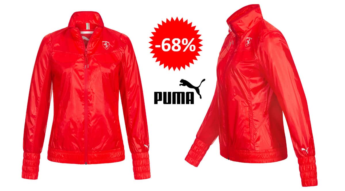 Chaqueta Puma x Scuderia Ferrari Leightweight barata, ropa de marca barata, ofertas en chaquetas chollo