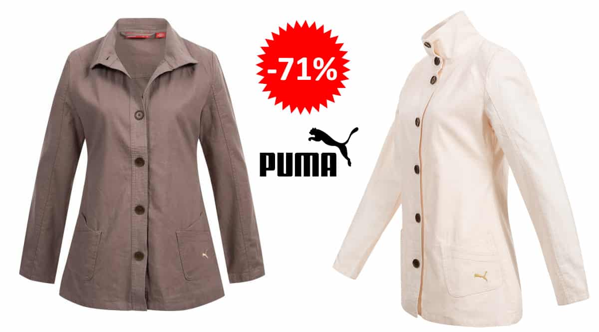 Chaqueta de lino para mujer Puma Shala barata, ropa de marca barata, ofertas en chaquetas chollo