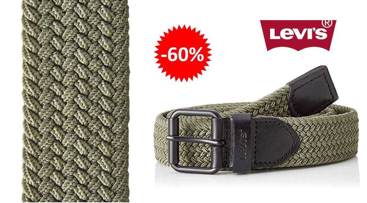 Cinturón Levi's Classic Woven barato, cinturones baratos, ofertas en complementos chollo