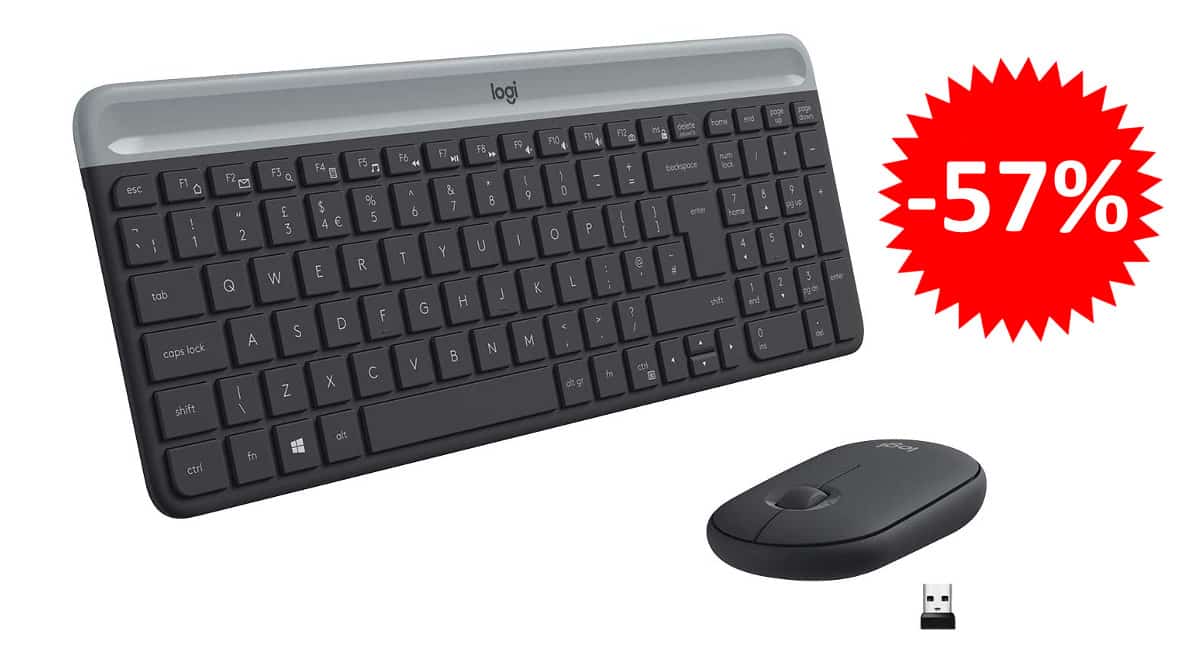 ¡Chollo Prime Day! Pack de teclado y ratón Logitech MK470 sólo 26 euros. 57% de descuento.