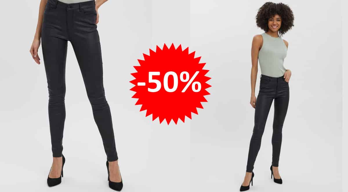 ¡Chollo Día de la Madre! Pantalones para mujer Vero Moda Seven sólo 19.99 euros. 50% de descuento.