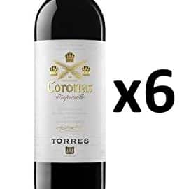 ¡¡Chollo!! 6 botellas de vino tinto Coronas Crianza D.O. Catalunya sólo 20 euros.