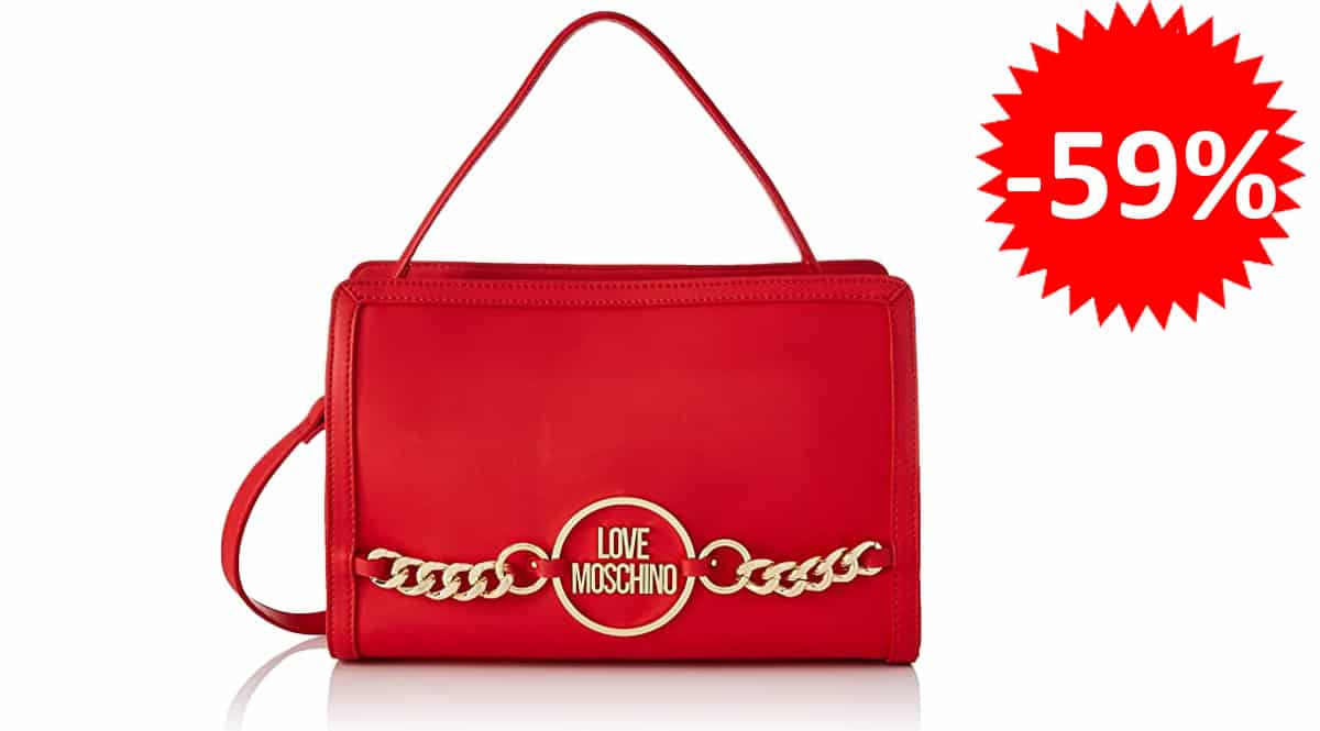 Bolso Love Moschino con bandolera barato, bolsos de marca baratos, ofertas en equipaje, chollo
