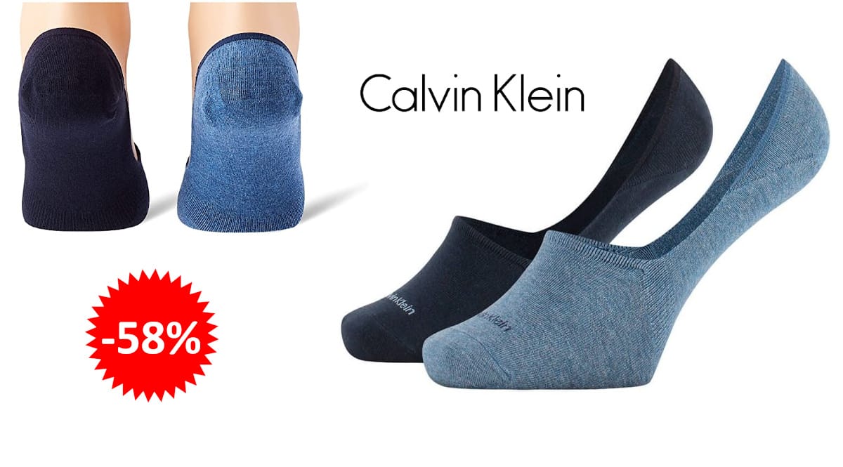 Calcetines invisibles Calvin Klein baratos, ropa de marca barata, ofertas en complementos chollo