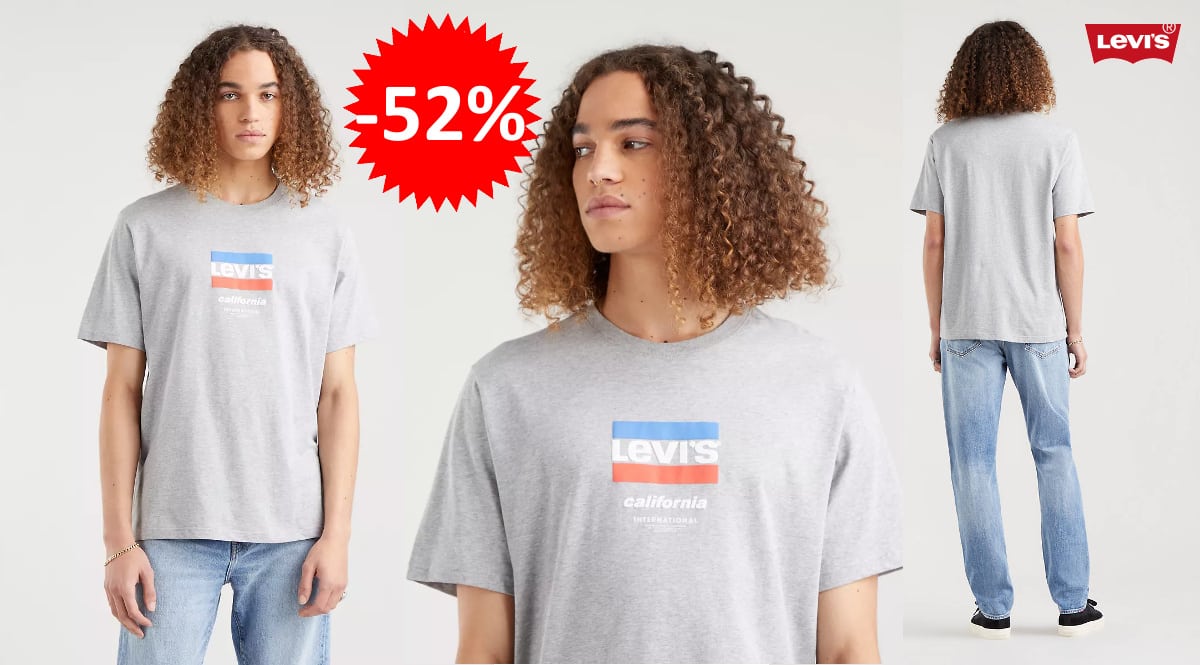 Camiseta Levi's Relaxed Fit California barata, camisetas de marca baratas, ofertas en ropa, chollo