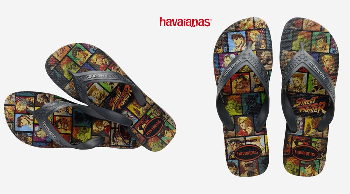 Chanclas Havaianas Max Street Fighter baratas, chanclas de marca baratas, ofertas en calzado, chollo