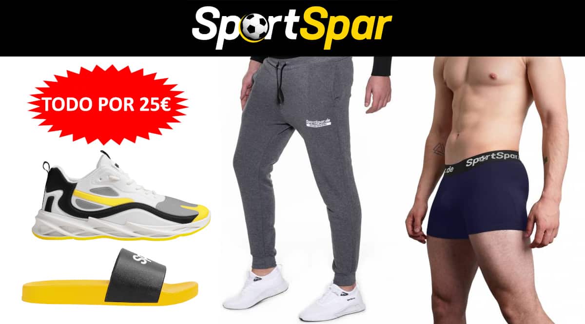 Pack SportSpar barato, ropa de marca barata, ofertas en calzado chollo