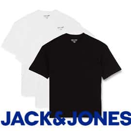 Pack de camisetas básicas Jack & Jones barato, camisetas de marca baratas, ofertas en ropa