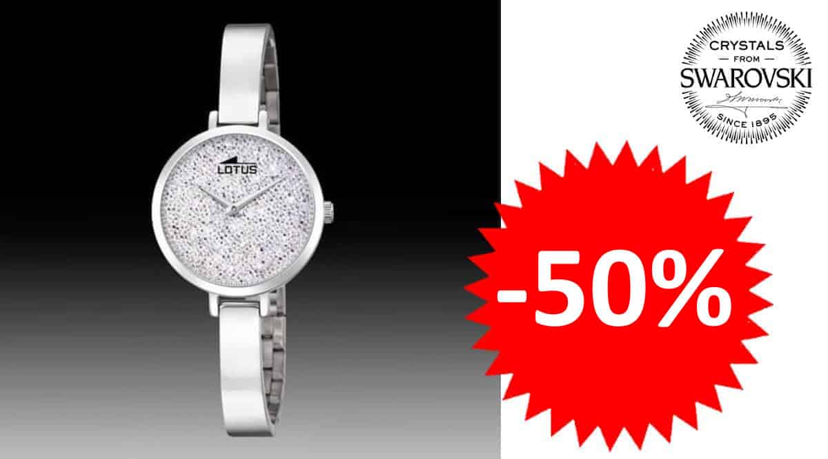 ¡Chollo Día de la Madre! Reloj para mujer Lotus Bliss con Swarovski sólo 59 euros. 50% de descuento.