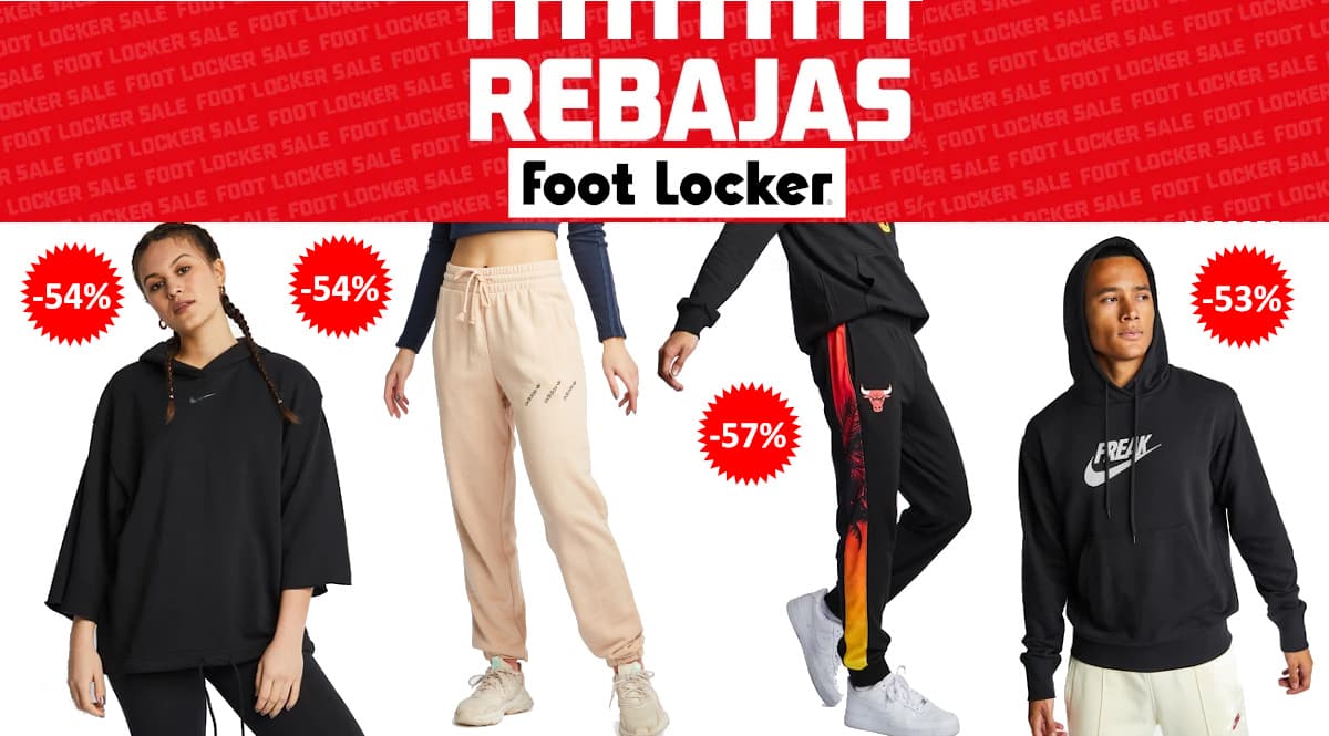 Últimas rebajas Foot Locker, ropa de marca barata, ofertas en calzado chollo