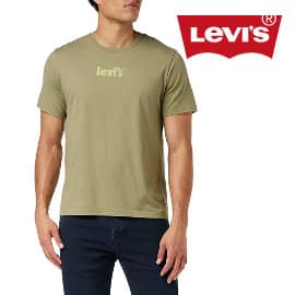 Camiseta Levi's Relaxed Fit verde barata, camisetas de marca baratas, ofertas en ropa
