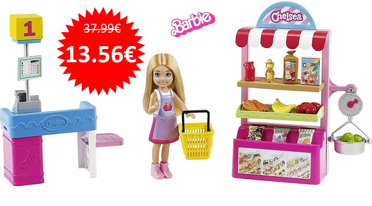 Muñeca Barbie supermercado 13.56€. - Blog de Chollos | Blog de Chollos
