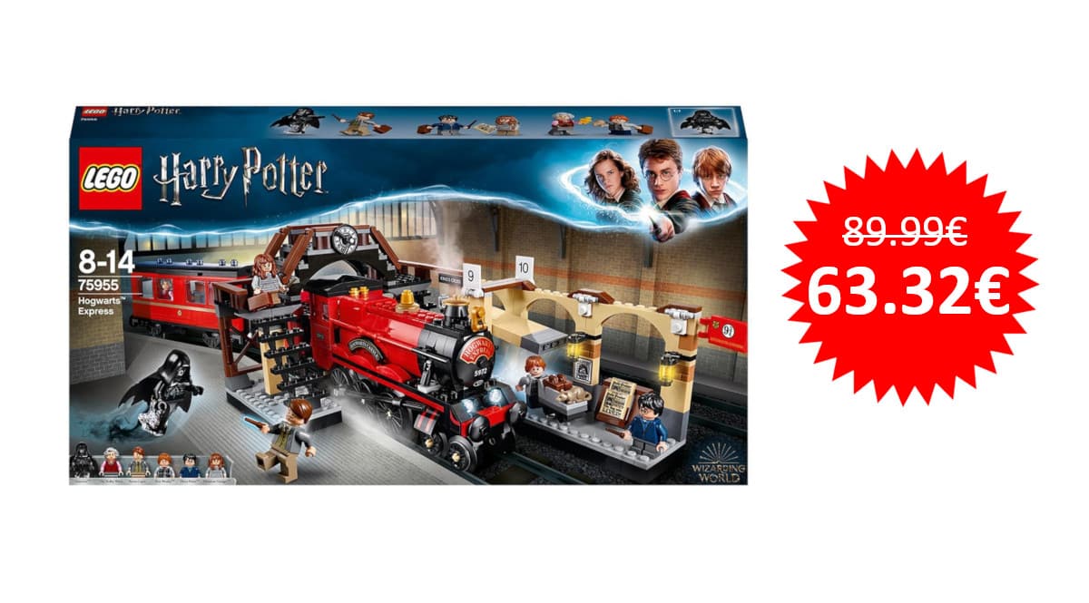 ¡¡Chollo!! LEGO Harry Potter Expreso de Hogwarts sólo 63 euros.